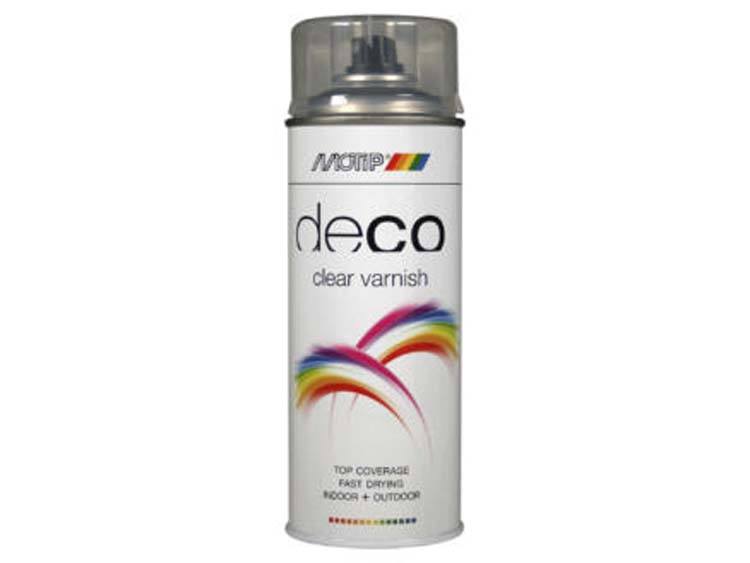 Motip Deco Clear Varnish lakspray hoogglans 0,4l transparant