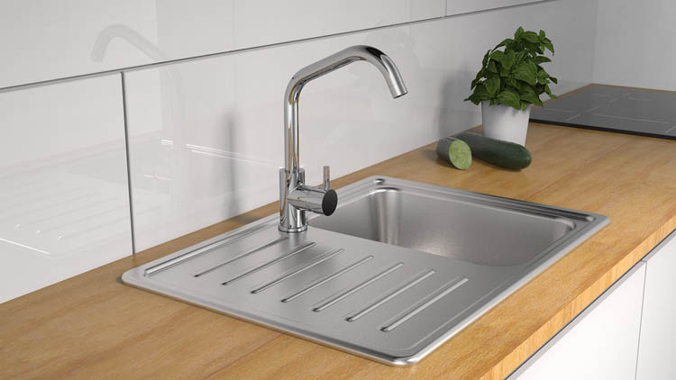 Robinet de cuisine Cassy chrome