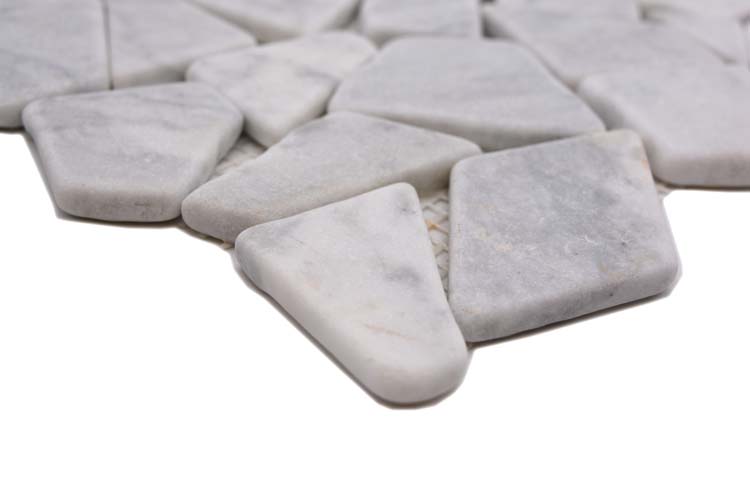 Mozaïek Flagstone carrara wit 30,5 x 30,5 cm