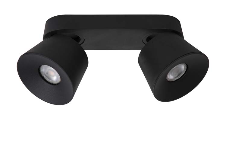 Lucide TRIGONO - Spot plafond - 2xGU10 - Noir