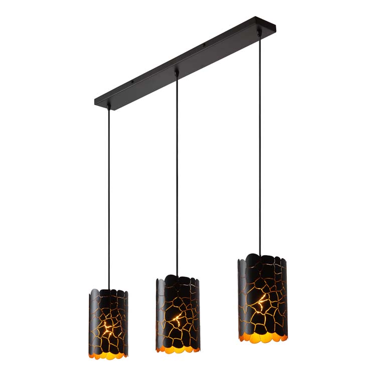 Lucide ALMELO - Suspension - 3xE27 - Noir