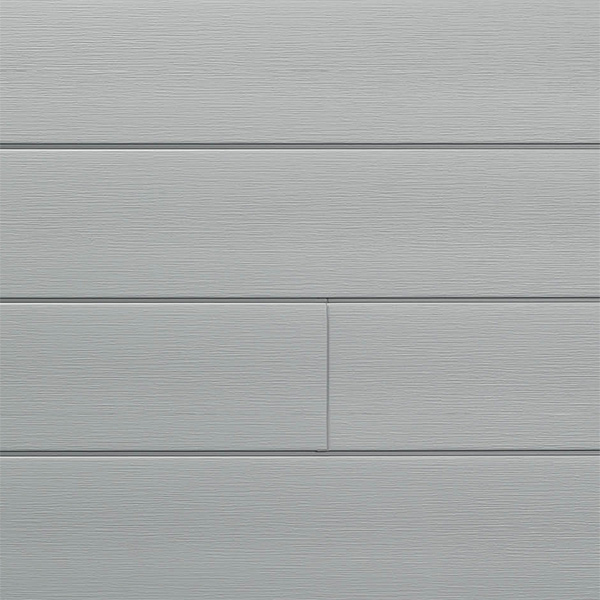 Revetement de facade siding Dumaclin en PVC gris 185x2400mm