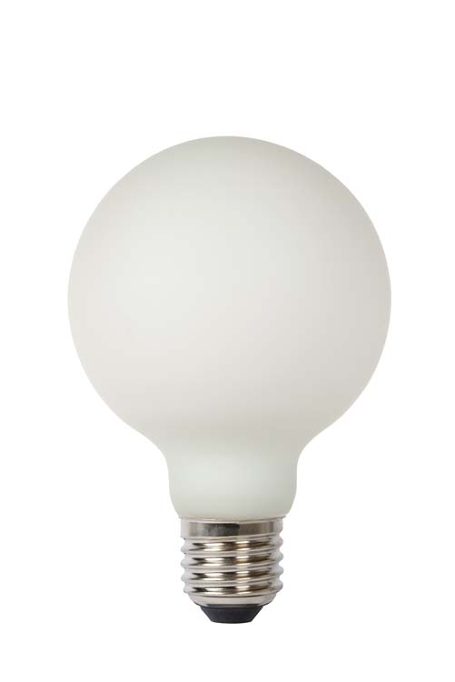 G80 - Ampoule filament - Ø 8 cm - LED Dim. - E27 - 1x8W 2700K - 3 StepDim - Opalin