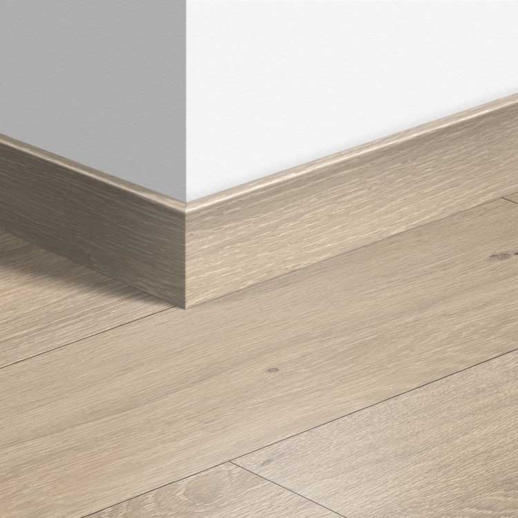 Plinthe parquet Quick-Step 14 x 77 x 2400 mm Chêne moonlight clair