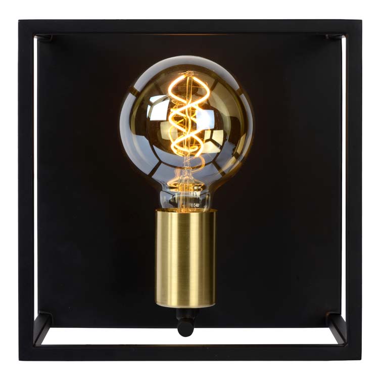 Lucide RUBEN - Wandlamp - 1xE27 - Zwart