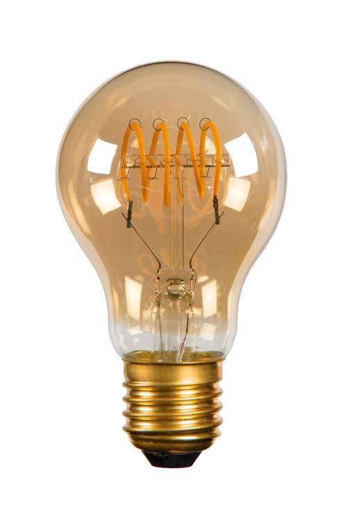 LED BULB - Filament lamp - Ø 6 cm - Dimb - E27 - 1x5W - Amber