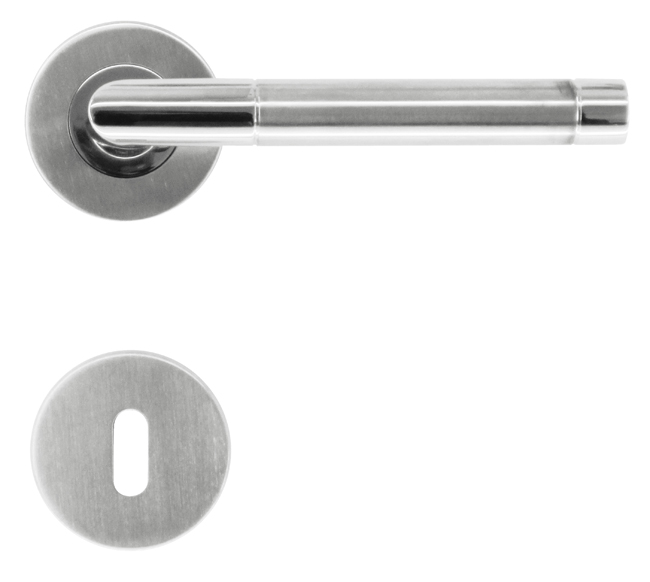 Poignée de porte inox plus Brienza 14cm