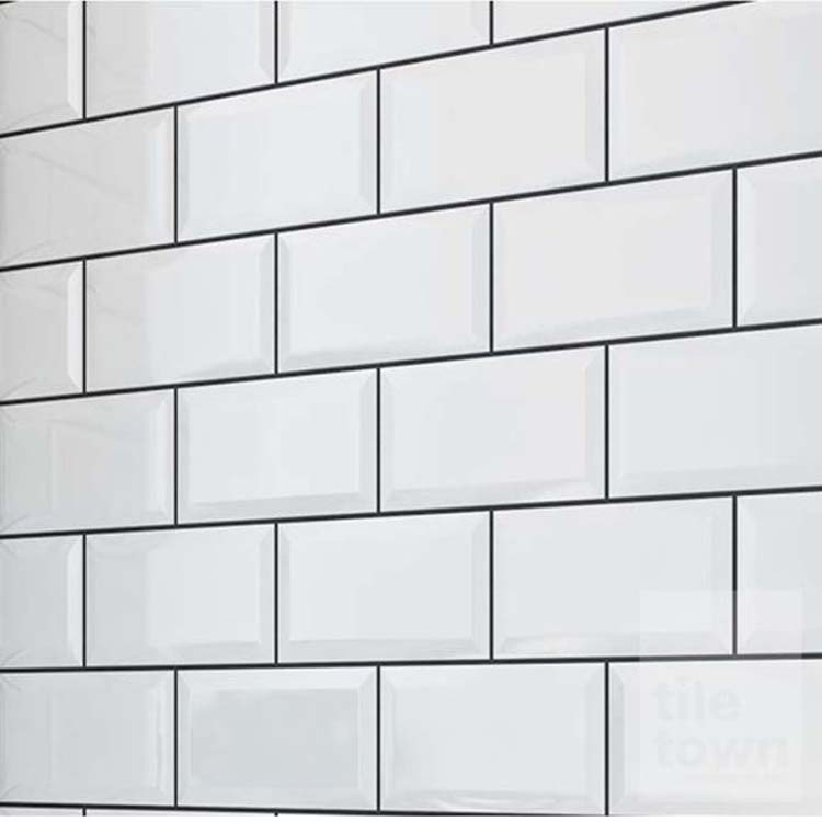 Carrelage de mur Metro blanc 10x20cm