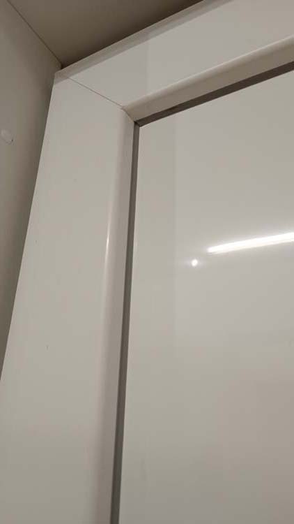 Porte extérieure pvc avec finition alu Lepo noir sur mesure D