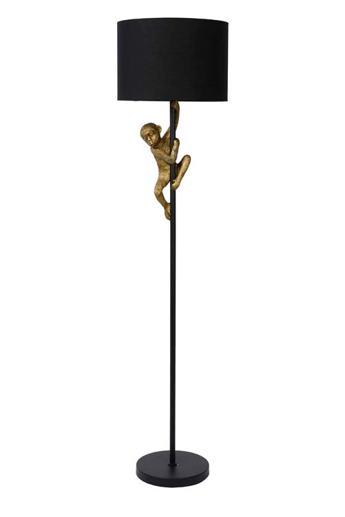 CHIMP Lampadaire E27/60W H150cm Noir/Or