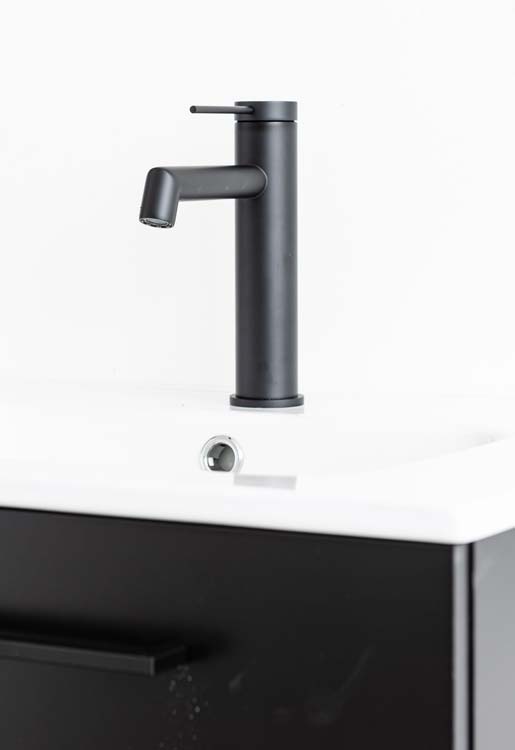 Robinet de lavabo Maddox noir mat