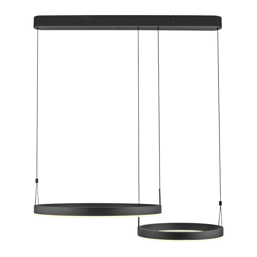 Lampe suspension - dimmable - 1x25W/1x16W - lampe incl - blanc - 2200 lumen - 2700-5000K