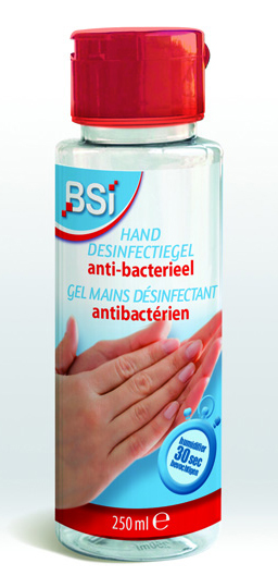 Gel hydroalcoolique pour les mains desinfectant anti bactérien 250ml