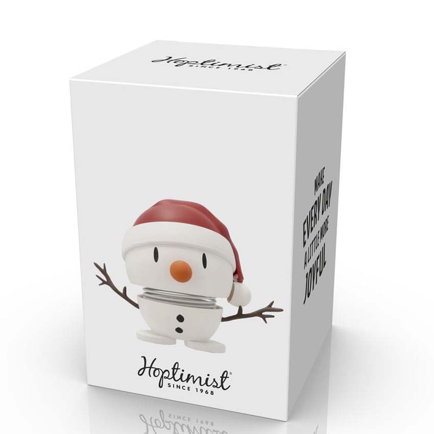 Hoptimist bumble x-mas sneeuwman wit