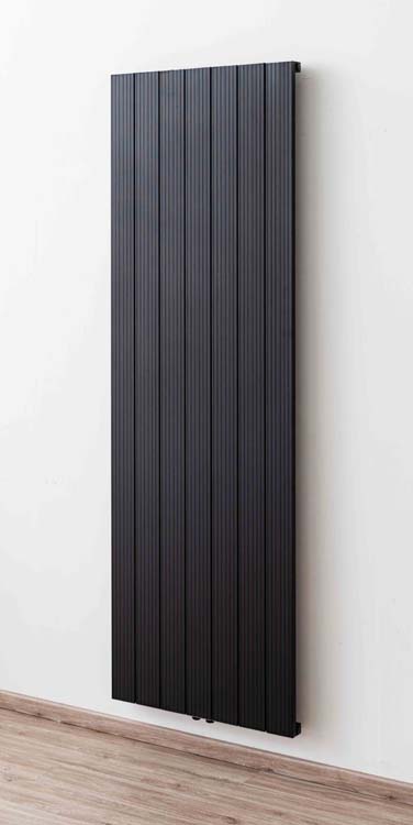 Radiateur Dax alu single noir 200 x 66 cm 2456 wattt