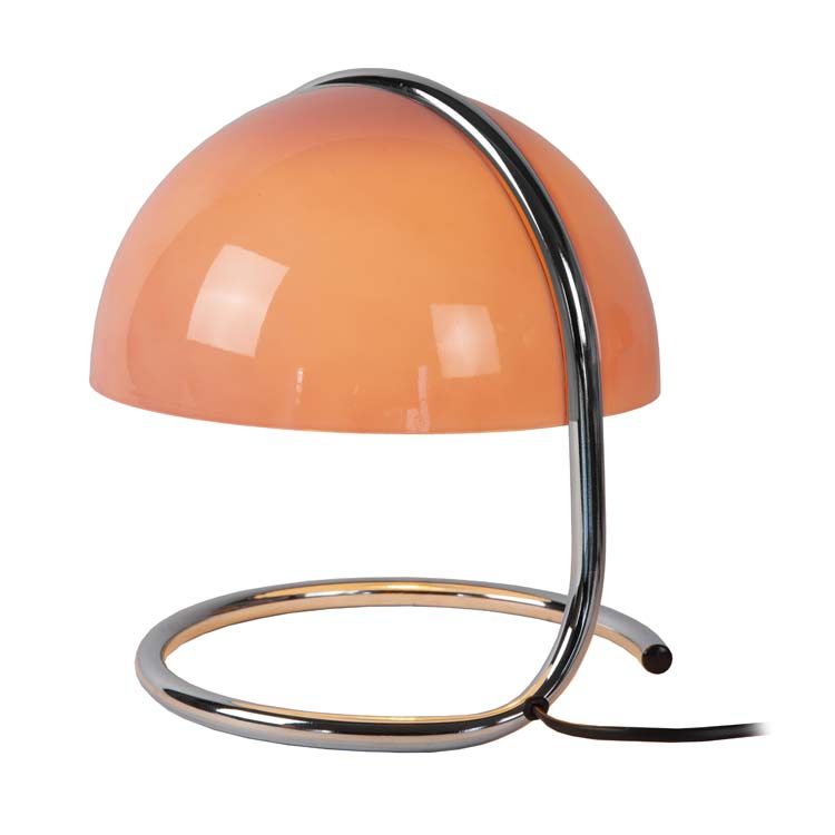 Lucide CATO - Lampe de table - Ø 23,5 cm - 1xE27 - Rose