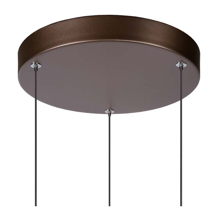 Lucide MARGARY - Suspension - Ø 28 cm - LED Dim. - 3x4W - Café