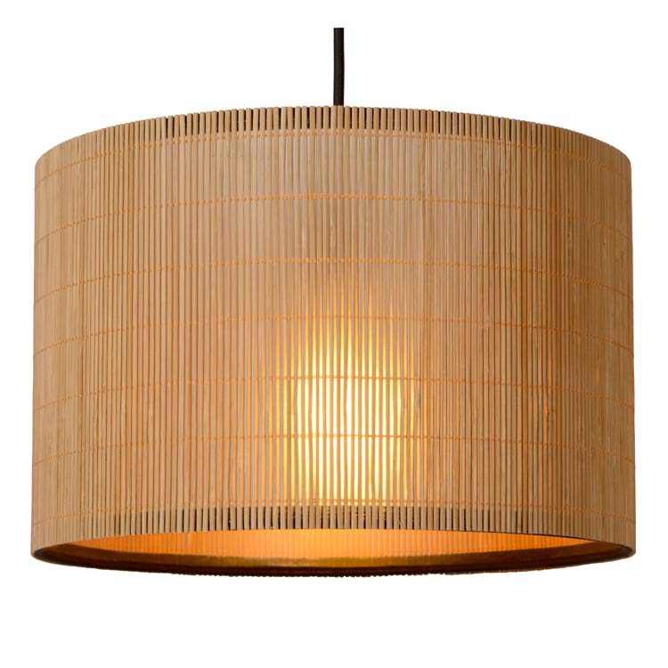 Lucide MAGIUS - Hanglamp - 3xE27 - Licht hout