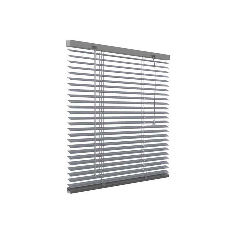 Horizontale lamellen aluminium 25mm 60x250cm zilver