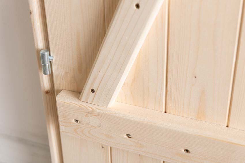 Porte extérieure en bois Codru L 845 x H 2060 mm D