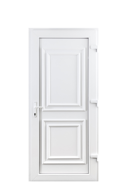 Porte extérieure classic PVC blanc D 980x2180mm