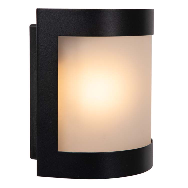 Lucide BOLO - Wandlamp Buiten - 1xE27 - IP44 - Opaal