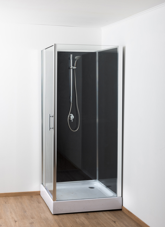 Cabine de douche Anik chrome gauche