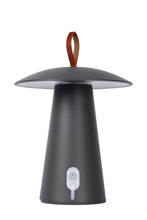 Lucide LA DONNA - Lampe de table Extérieure - Anthracite - 15% DE RÉDUCTION SUPPLÉMENTAIRE