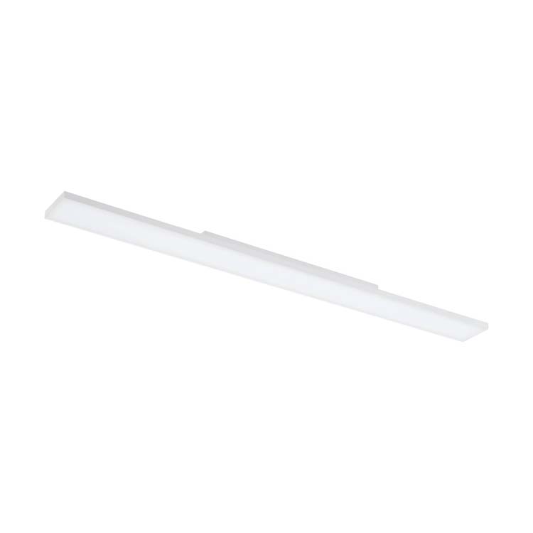 Plafonnière LED rectangle acier/aluminium 1200x100mm blanc 3910LM incl.
