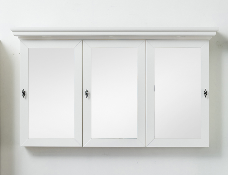 Armoire à miroir Jane 1320x750x168mm - Blanc