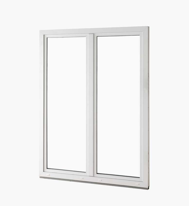 2-VAN oscillo-battant pvc Deceuninck Elegant blanc/bl B1600xH2100 mm