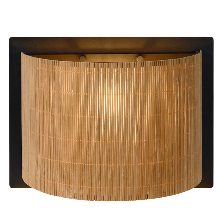 Lucide MAGIUS - Wandlamp - 1xE27 - Licht hout