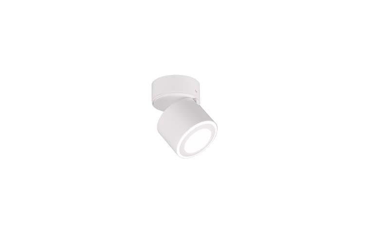 Spot en applique blanc mate incl 1x3W/340Lm+1x1,5W/110Lm LED/ 3000K