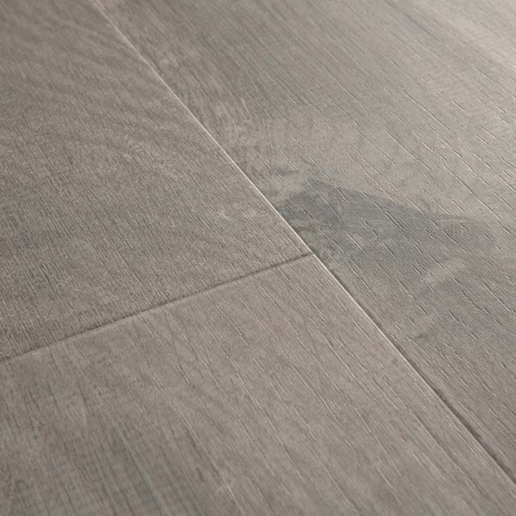 Vinyl Quick-step bloom medium planks 6mm katoen cosygrijze eik donkergrijs