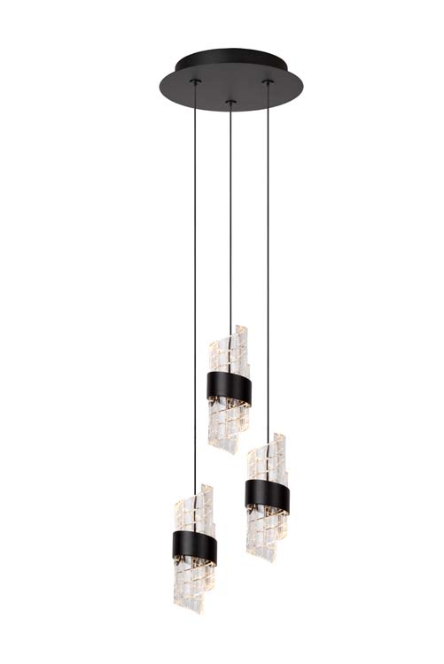 KLIGANDE - Suspension - Ø 25 cm - LED Dim. - 3x8W 2700K - Noir