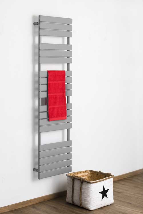 Elektrische radiator Xerxes enkel 180x50cm grijs