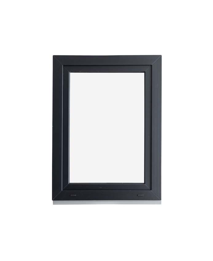 1-VAN Châssis oscillo-battant pvc Elegant noir/noir B750xH1000 mm D