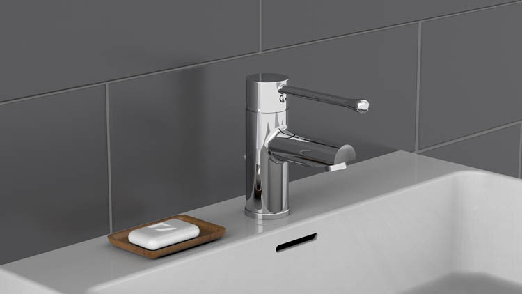 Robinet de lavabo Vito 15,80cm chrome