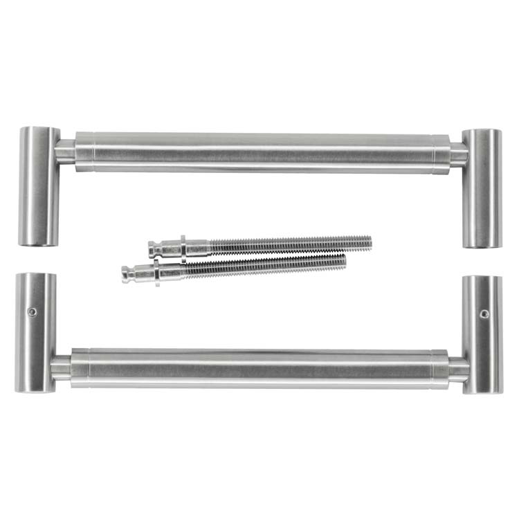 Tirant porte gubbio inox plus paire épaisseur porte>3cm