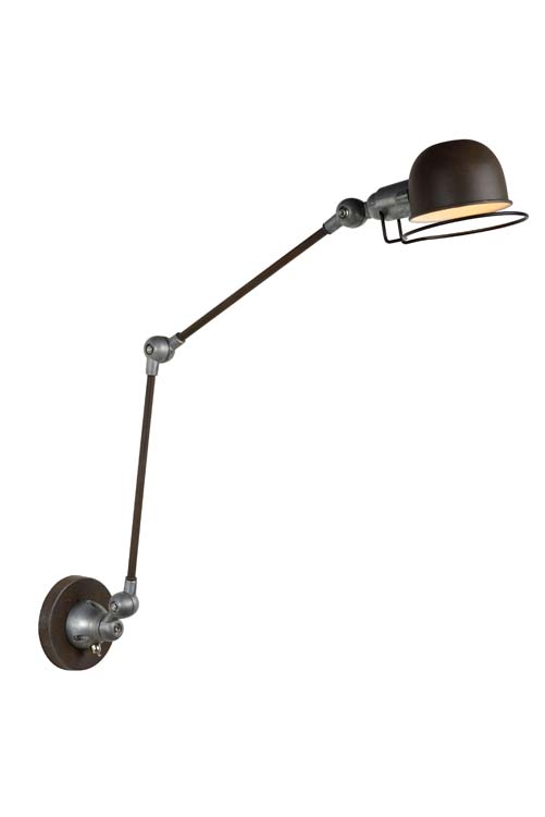 Lucide HONORE - Wandlamp - E14 - Roest bruin