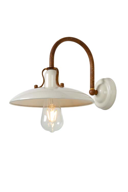 Lucide RÖMER - Wandlamp - Ø 24 cm - E27 - Beige