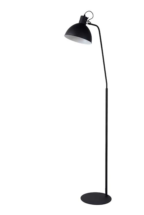 Lucide SHADI - Lampadaire / lampe de lecture - Ø 28 cm - E27 - Noir