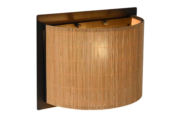 Lucide MAGIUS - Wandlamp - 1xE27 - Licht hout