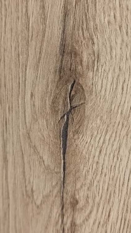 Bloc-porte fini invis.flat âme tubulaire 63cm realw oak 201.5cm droite