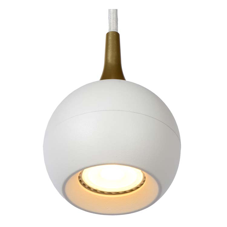 Hanglamp Wit Ø9 1xGU10 5W Metaal