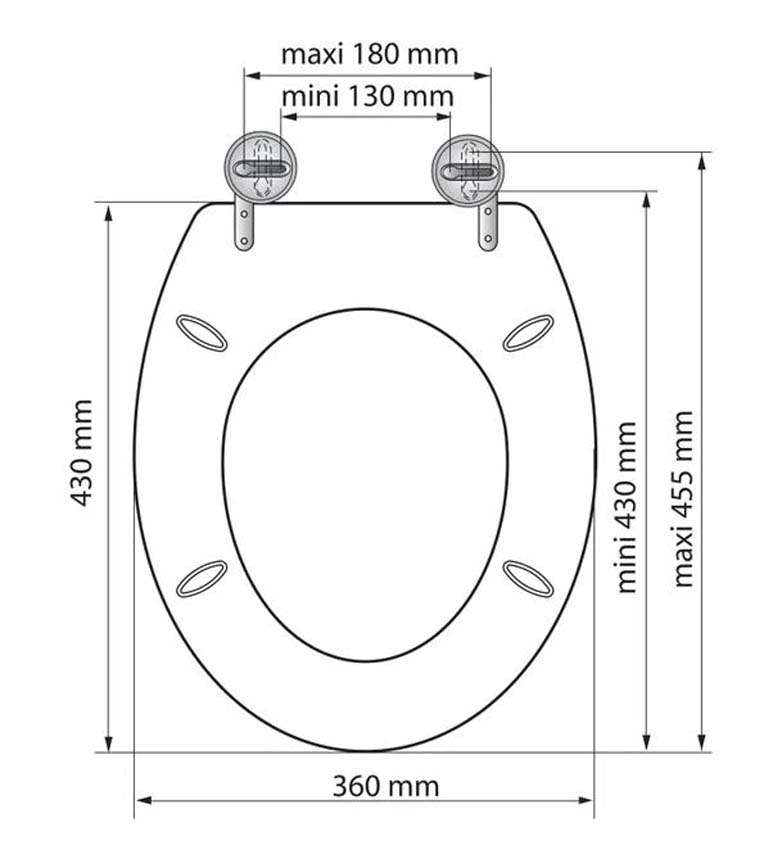 Abattant Aciero softclose