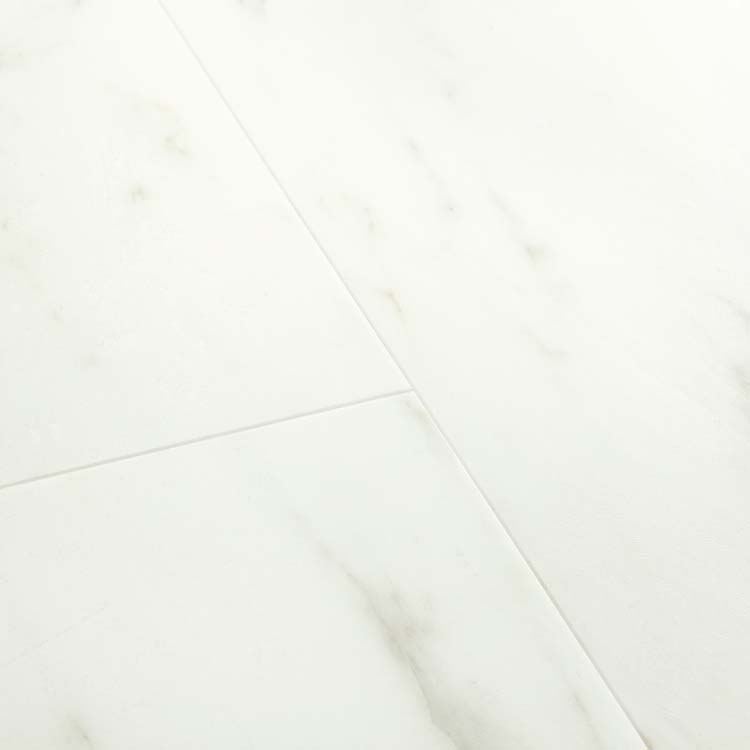 Vinyl Quick-step alpha vinyl tiles 4 plus 1mm wit carrara-marmer