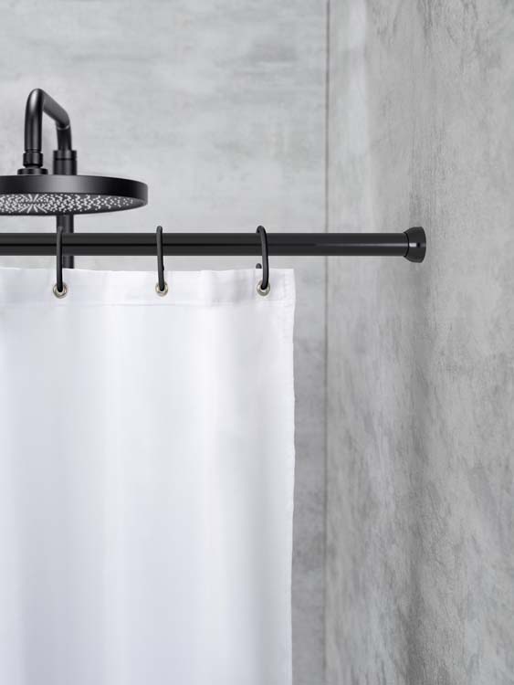 Barre de douche Wenko 110-185 cm noir