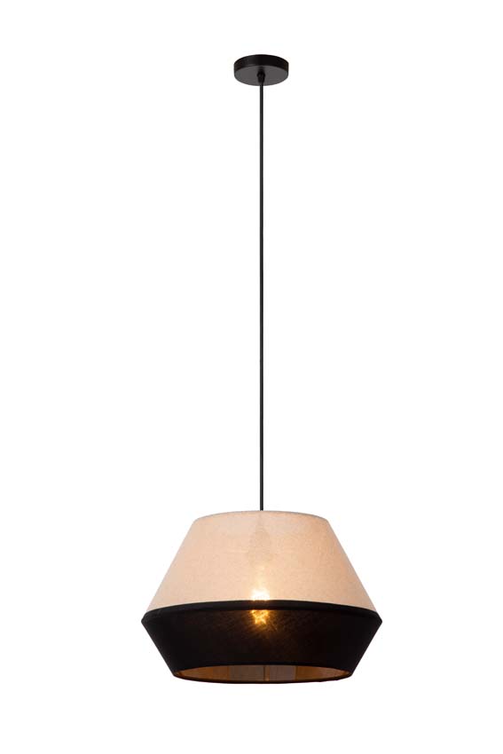 Lucide KALA - Hanglamp - Ø 40 cm - 1xE27 - Taupe