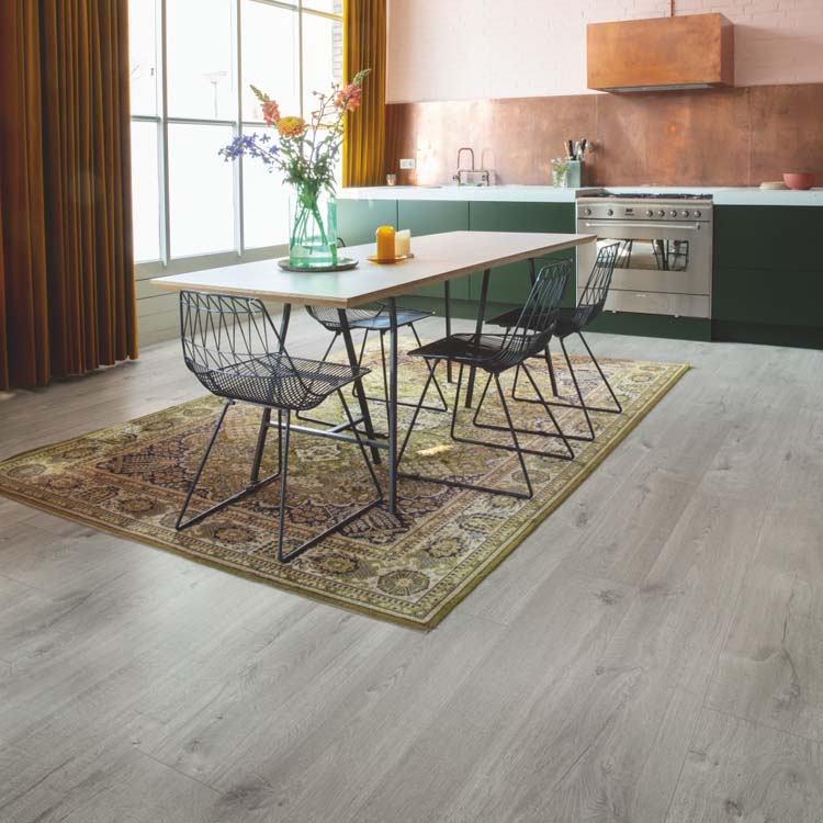 Échantillon Quick-step alpha vinyl medium planks Chêne coton gris